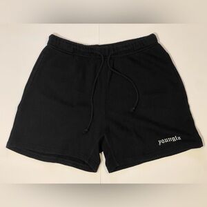 YoungLA Black Sweat Shorts